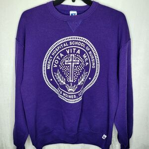 Vintage Russell Athletic Mercy Hospital School of Nursing Sweatshirt Size XL